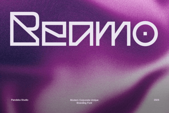 Beamo: A Modern Branding Font for Futuristic Design