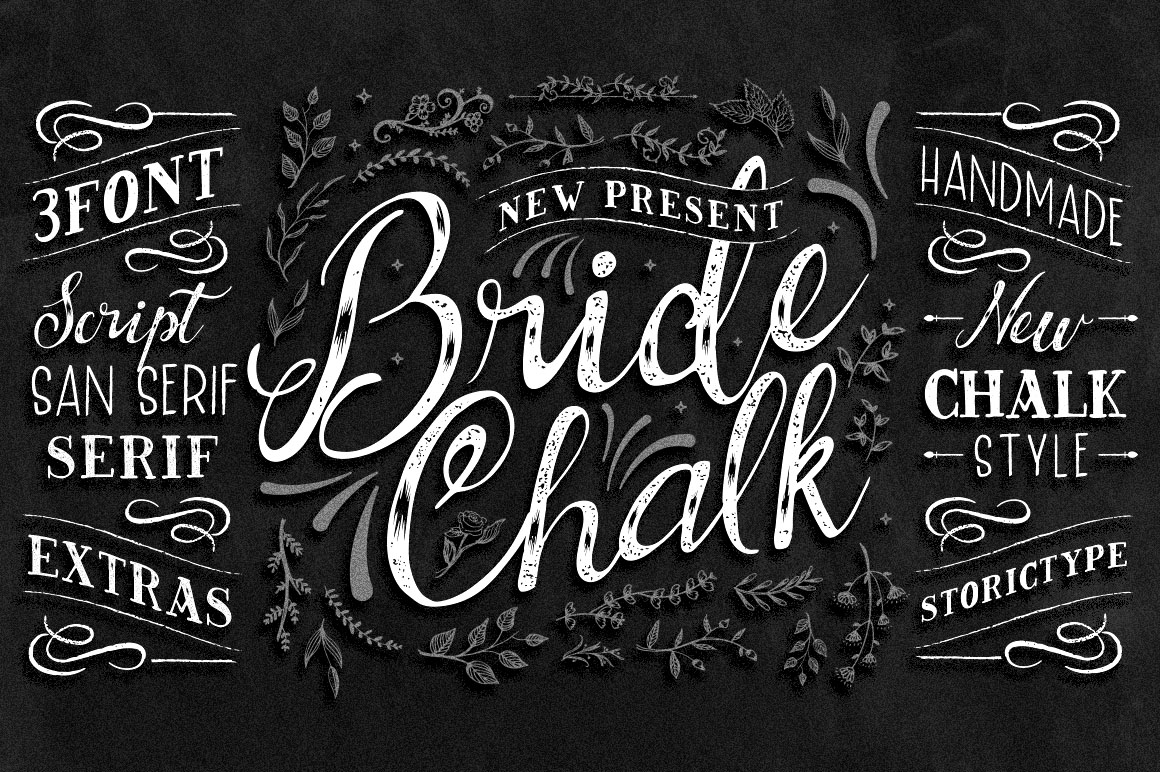 BrideChalk: Capturing Rustic Charm in Modern Typography