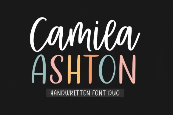 Camila Ashton: A Font Duo for Modern, Expressive Design