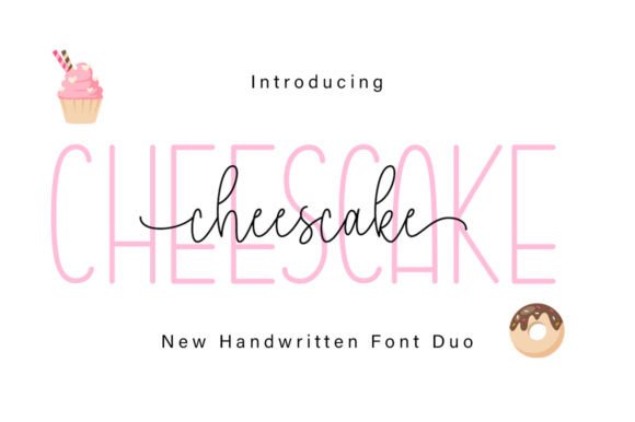 Cheescake Duo: A Romantic Font Pairing for Modern Designers