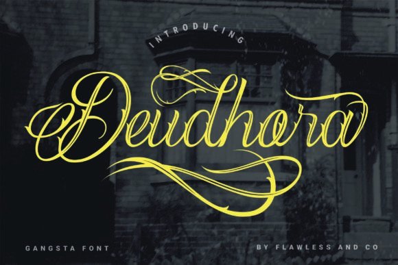 Deudhora: Crafting Authentic Brand Stories with Elegant Script