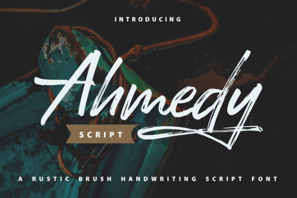 Embrace Organic Style with Ahmedy Rustic Brush Handwriting