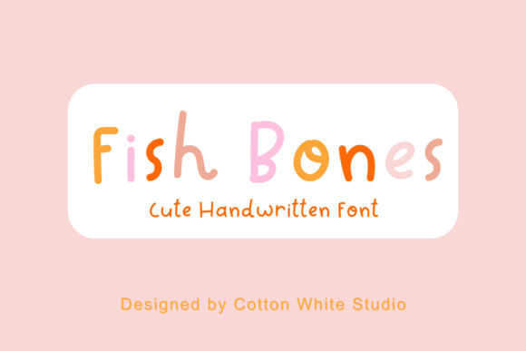 Fish Bones: A Creative Font for Authentic Design