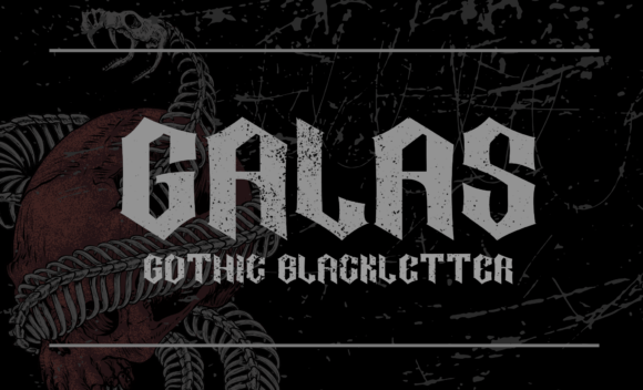 Galas: The Sharp Gothic Typeface for Bold Branding