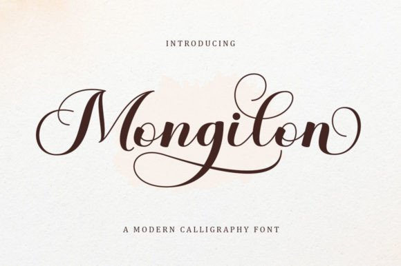 Mongilon: An Elegant Handwritten Font for Modern Designers