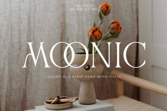 Moonic: Crafting Elegance with a Vintage Serif