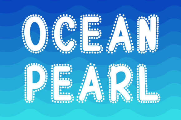 Ocean Pearl: A Display Font with Distinct Character