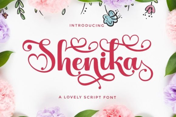 Shenika: Connecting Hearts for Distinctive Initials & Display Design