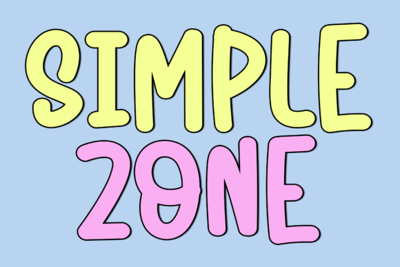 Simple Zone: A Handwritten Font That Feels Like a Friend