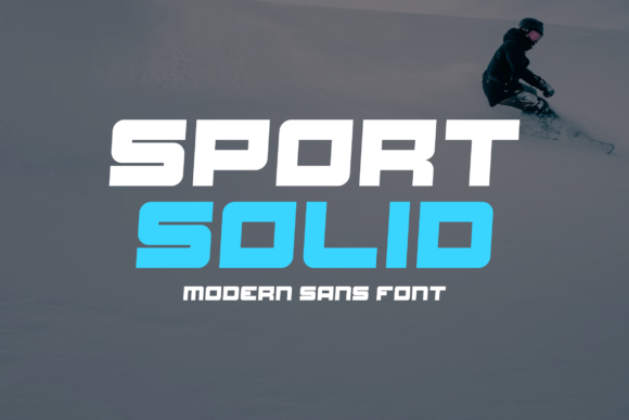 Sport Solid: A Modern Typeface for Bold Branding