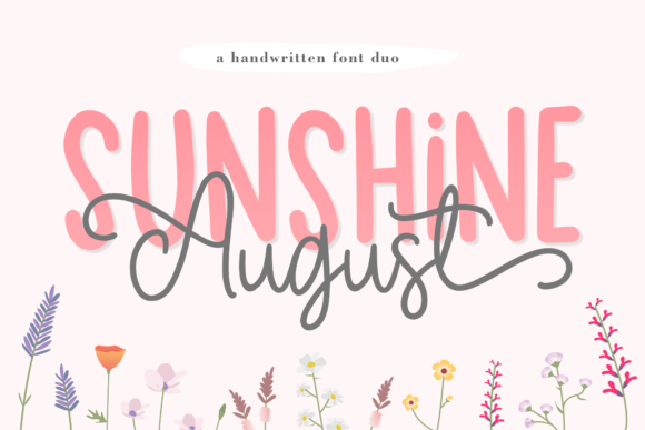 Sunshine August: Your Go-To Font for Friendly Branding